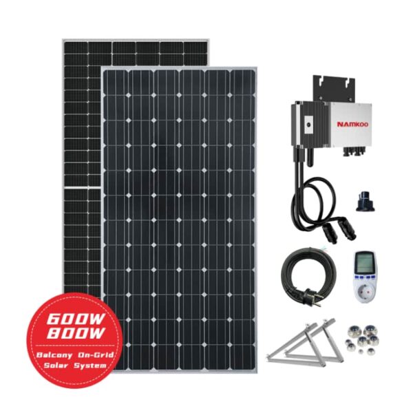 Plug And Play 300W 600W Balkonkraftwerk Germany Balcony Solar System