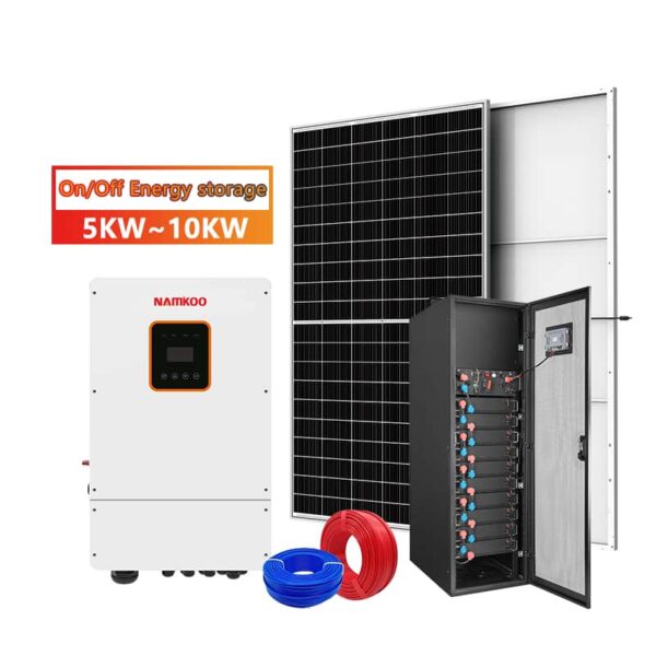 Commercial Solar 20kw 30kw 50kw Solar Energy Hybrid System With Lithium Battery