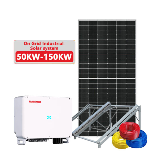 50kw 60kw 70kw 100kw 200kW~1MW on grid solar PV system supplier